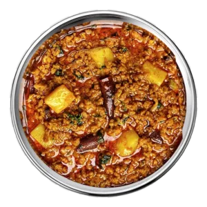 Aloo Keema Karahi