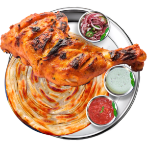 Chicken Tikka with Paratha